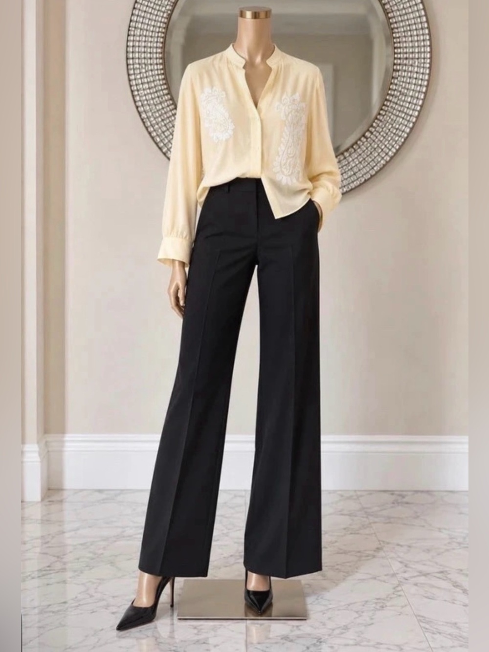Zara Cupro Asymmetrical Blouse!